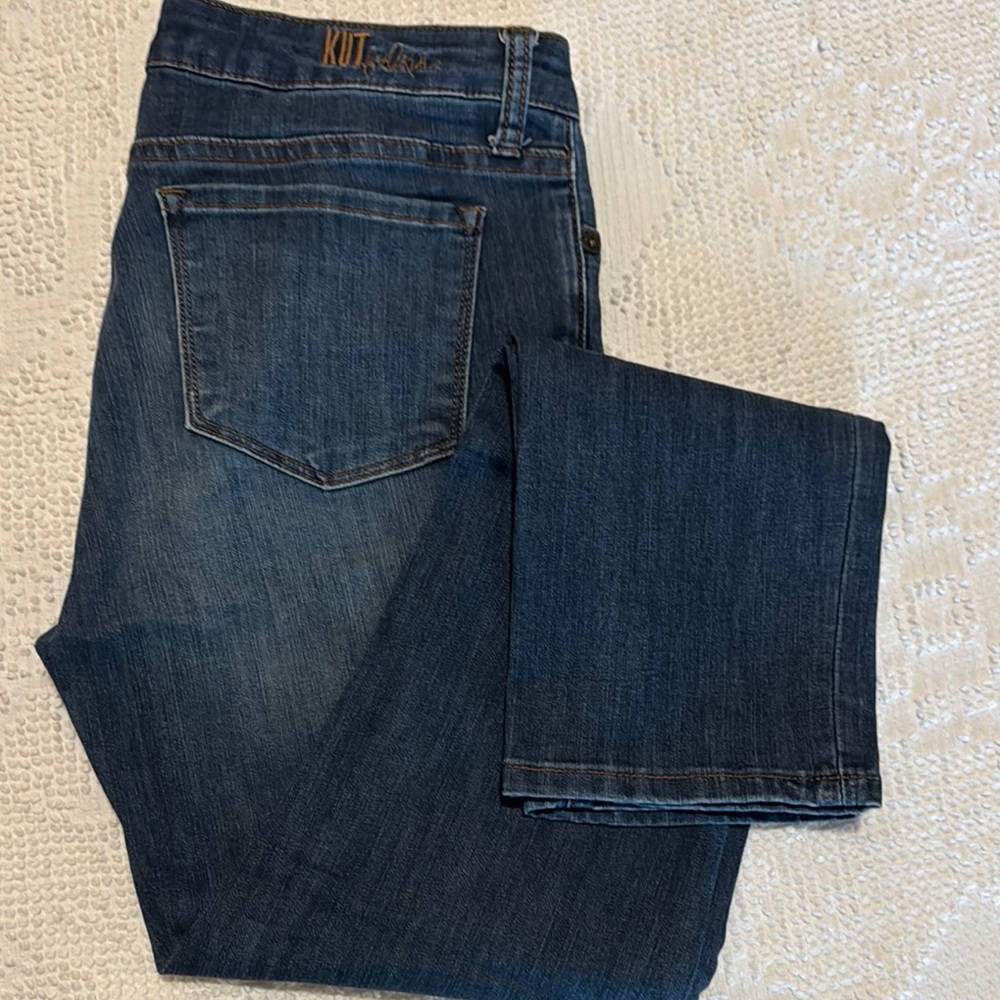 Kut from the Kloth Women's Dark Blue Boyfriend Jeans